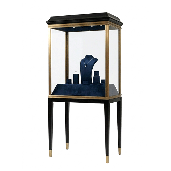 Luxury-Round-Curved-Glass-Jewelry-Pedestal-Display-Showcase